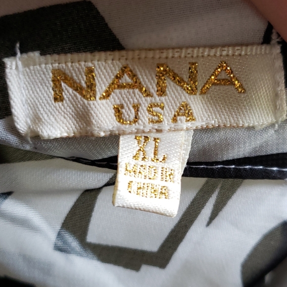 Nana USA Long Sleeve Letter Blouse - Picture 3 of 5